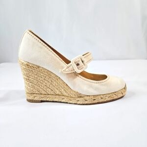 Christian Louboutin Mary Jane Wedge Pumps Sz 36